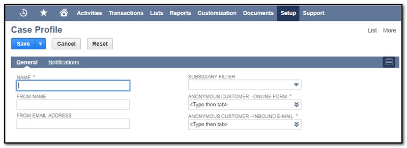 Learn How to Set Up Case Profile in Netsuite