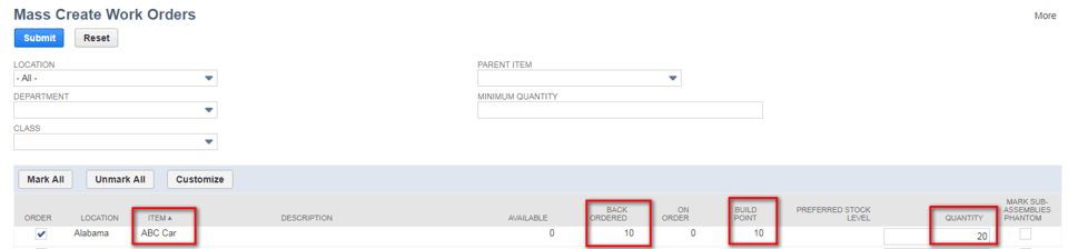 How to Handle Assembly Work Orders in NetSuite