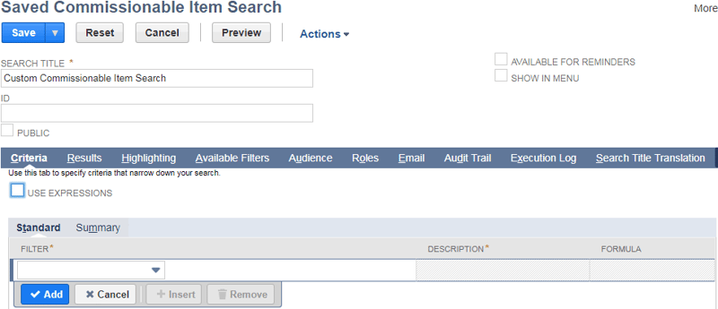 Using Custom Criteria in Commission Calculations.