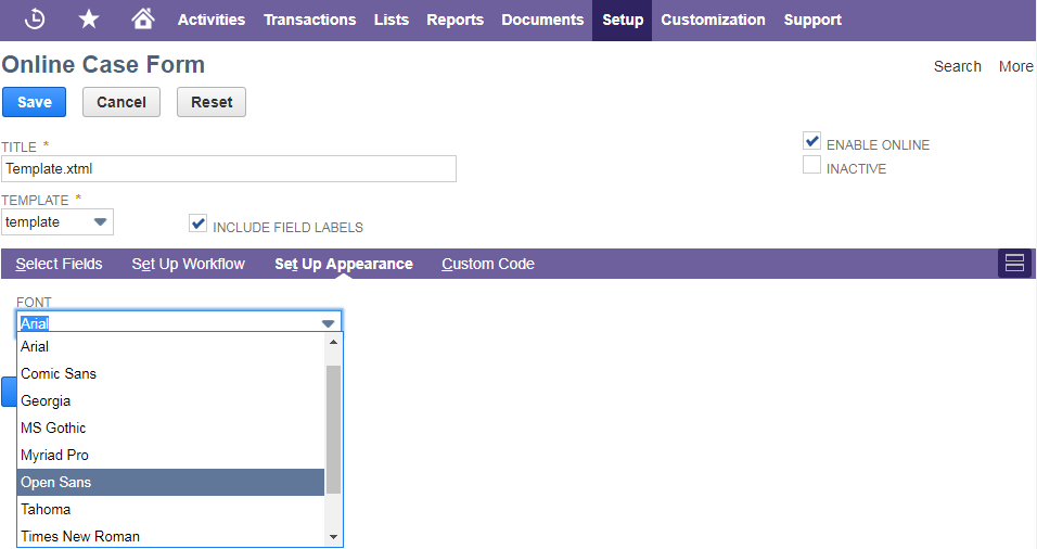 Creation of custom HTML Template Online Case Forms In Netsuite Creation of custom HTML Template Online Case Forms In Netsuite